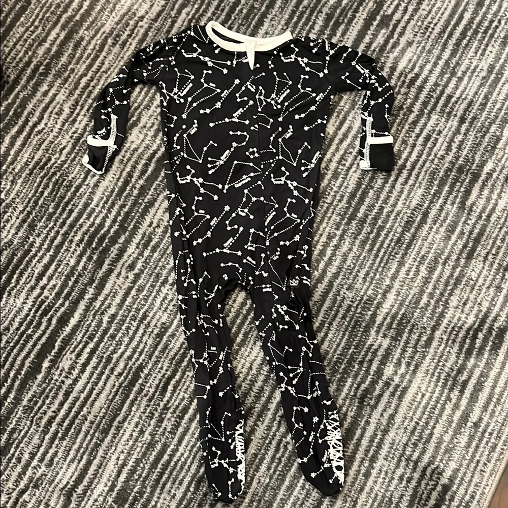 Peregrine kids wear Black Constellation One Piece